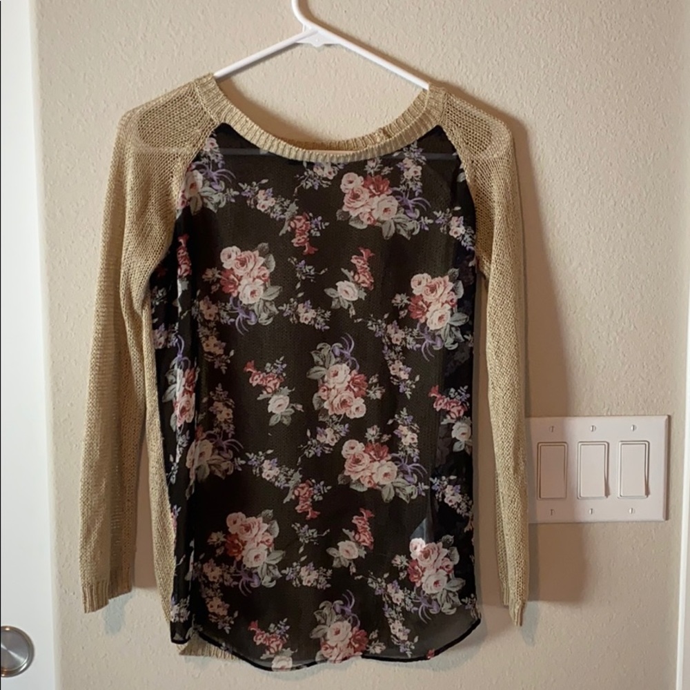 Long sleeve blouse